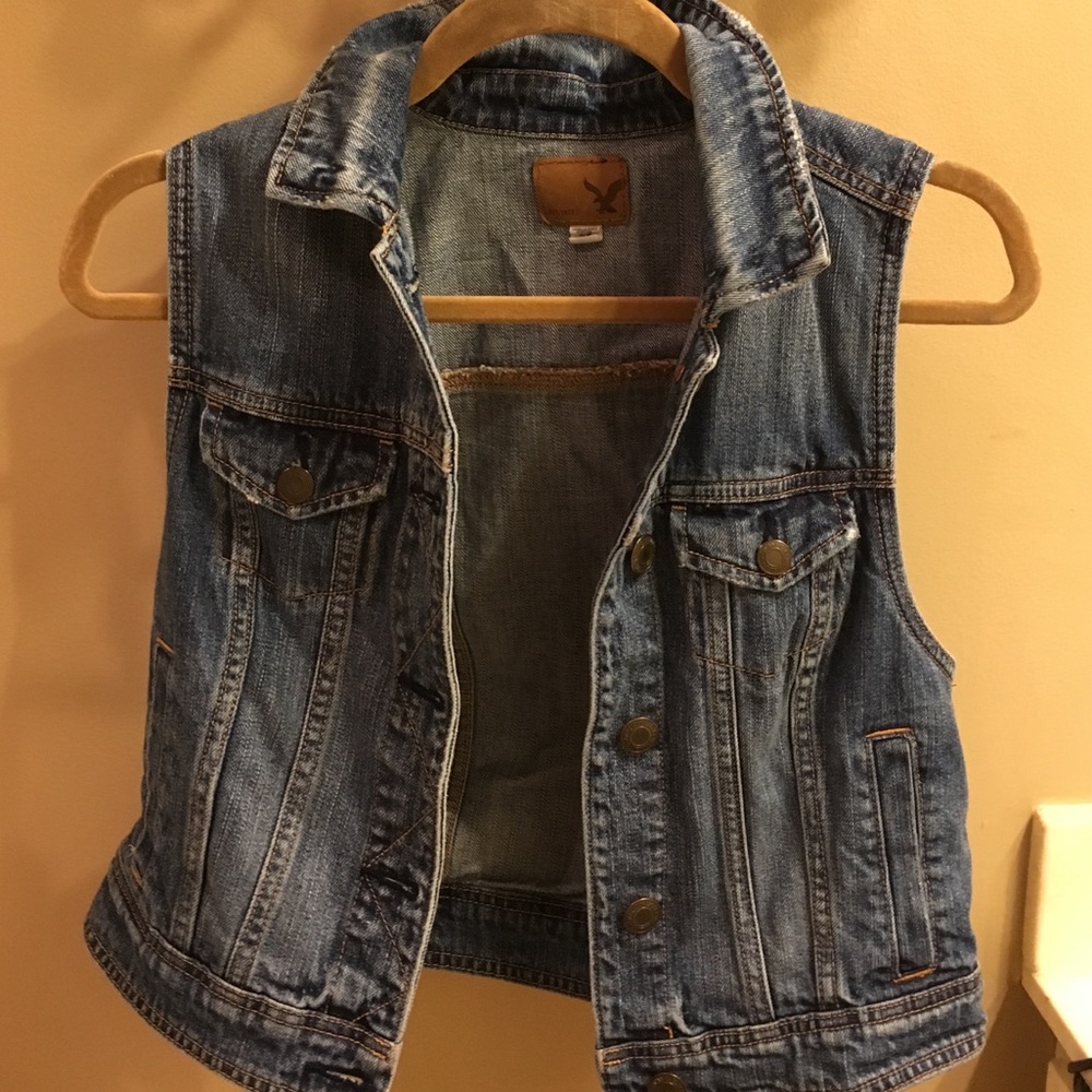 AEO Jean vest